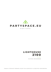 Partyspace LIGHTHOUSE 2100 Bedienungsanleitung