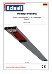 Actuall Doorlift DL4-Lite Montageanleitung