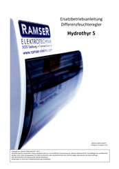 Ramser Elektrotechnik Hydrothyr 5 Ersatzbetriebsanleitung