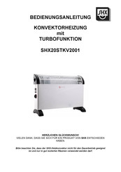 Schuss Home Electronic SHX20STKV2001 Bedienungsanleitung