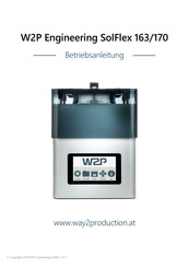 W2P Engineering SolFlex 163 Betriebsanleitung