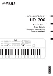 Yamaha Harmony Director HD-300 Benutzerhandbuch