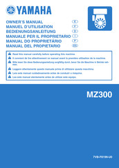 Yamaha MZ300 Bedienungsanleitung