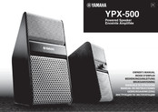 Yamaha YPX-500 Bedienungsanleitung