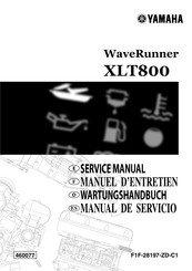 Yamaha waverunner XLT800 Wartungshandbuch