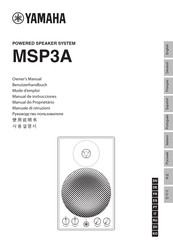 Yamaha MSP3A Benutzerhandbuch