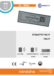 COGELEC intratone TAG.IT Bedienungsanleitung
