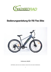 Sachsenrad R8 Flex Bike Bedienungsanleitung