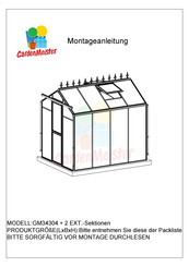 GardenMeister GM34304 Montageanleitung