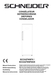 Schneider SCCA274NFDAX Bedienungsanleitung