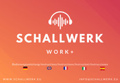 SCHALLWERK Work+ Bedienungsanleitung