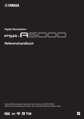 Yamaha PSR-A5000 Referenzhandbuch