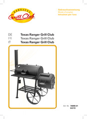 Grill Club Texas Ranger Gebrauchsanweisung