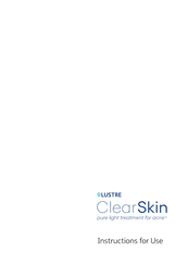 LUSTRE ClearSkin Bedienungsanleitung