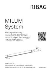 RIBAG MILUM System Montageanleitung