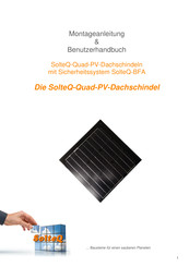 SolteQ Quad-PV-Dachschindel Montageanleitung Und Benutzerhandbuch