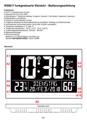 PROFICELL WS8017 Bedienungsanleitung