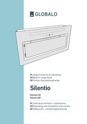 GLOBALO Silentio 80 Gebrauchs- Und Montageanleitung