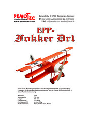 pemotec EPP-Fokker Dr1 Bauanleitung