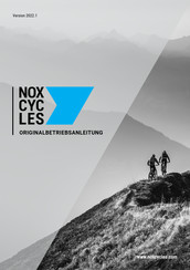 nox cycles SW10505.2 Originalbetriebsanleitung