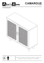 Alice's Home CAMARGUE INATSIDEBOARD Bedienungsanleitung