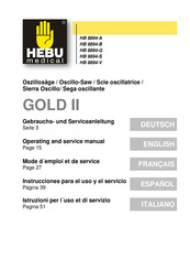 HEBU medical GOLD II Gebrauchs- Und Serviceanleitung