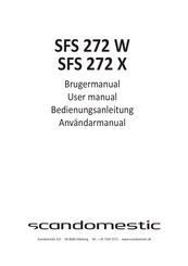 Scandomestic SFS 272 X Bedienungsanleitung