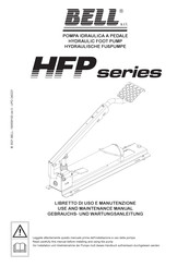 Bell HFP 200 N Gebrauchs- Und Wartungsanleitung
