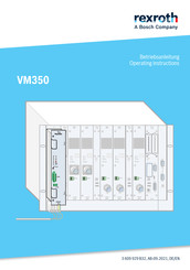 Bosch REXROTH VM350 Betriebsanleitung
