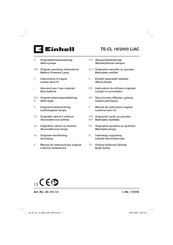 EINHELL TE-CL 18/2000 LiAC Originalbetriebsanleitung
