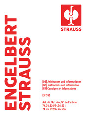 Strauss 74.76.532 Bedienungsanleitung Und Informationen
