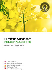 HEISENBERG POLLENMASCHINE Benutzerhandbuch