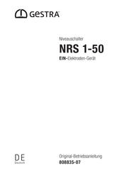 Gestra NRS 1-50 Originalbetriebsanleitung