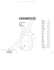 Kenwood ZJG111 Bedienungsanleitungen