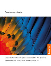 Lenovo IdeaPad 5 Pro Benutzerhandbuch