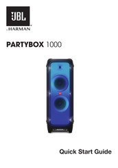 Harman JBL PARTYBOX 1000 Schnellstartanleitung