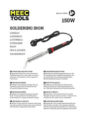 Meec tools 019148 Bedienungsanleitung