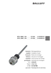 Balluff BTL BNC 00 C15A 0-000S15-Serie Montageanleitung
