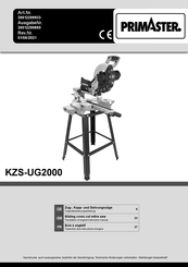 PrimAster KZS-UG2000 Original Bedienungsanleitung