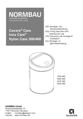 NORMBAU Inox Care Montage- Und Gebrauchsanleitung