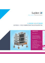 Layher L-1600103 Aufbau- Und Verwendungsanleitung
