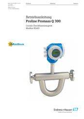 Endress+Hauser Proline Promass Q 300 Betriebsanleitung