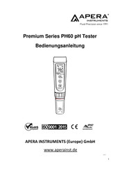 APERA INSTRUMENTS Premium-Serie Bedienungsanleitung