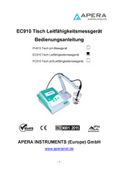 APERA INSTRUMENTS EC910 Bedienungsanleitung
