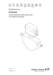 Endress+Hauser Dosimass Betriebsanleitung