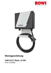 Rowi LWB 11/1 F Basic Montageanleitung