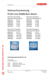 Scholl 95003/B/U Gebrauchsanweisung