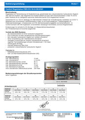Strawa Comfort Regelstation FBR-S10-18-H-C69-EGO Bedienungsanleitung