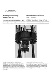 CORNING FRECAP S46998-A19-R63 Montageanweisung