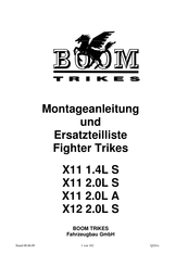 Boom Trikes Fighter X11 2.0L S 2009 Montageanleitung